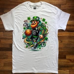 Brooklyn Nets - Nba - St. Patrick_S Day T-Shirt - Unisex White T-Shirt